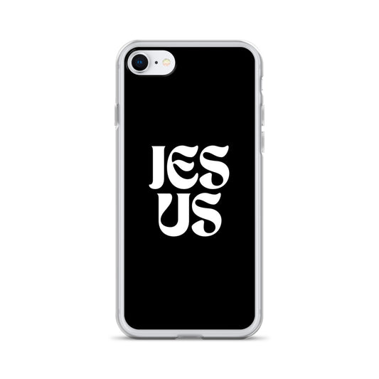 JESUS (black) - Clear Case for iPhone®