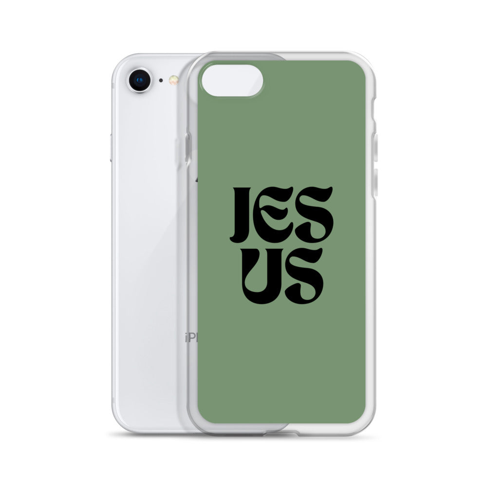 JESUS (green) - Clear Case for iPhone®