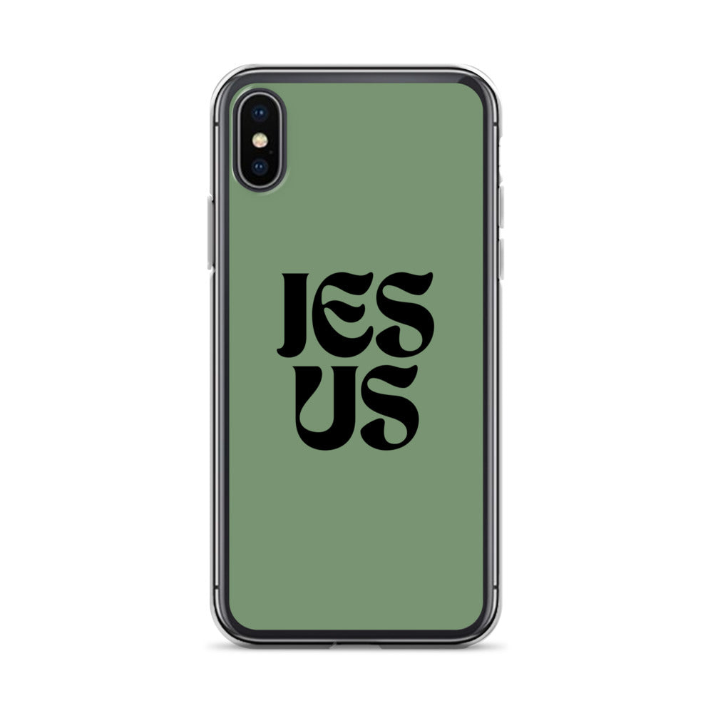 JESUS (green) - Clear Case for iPhone®