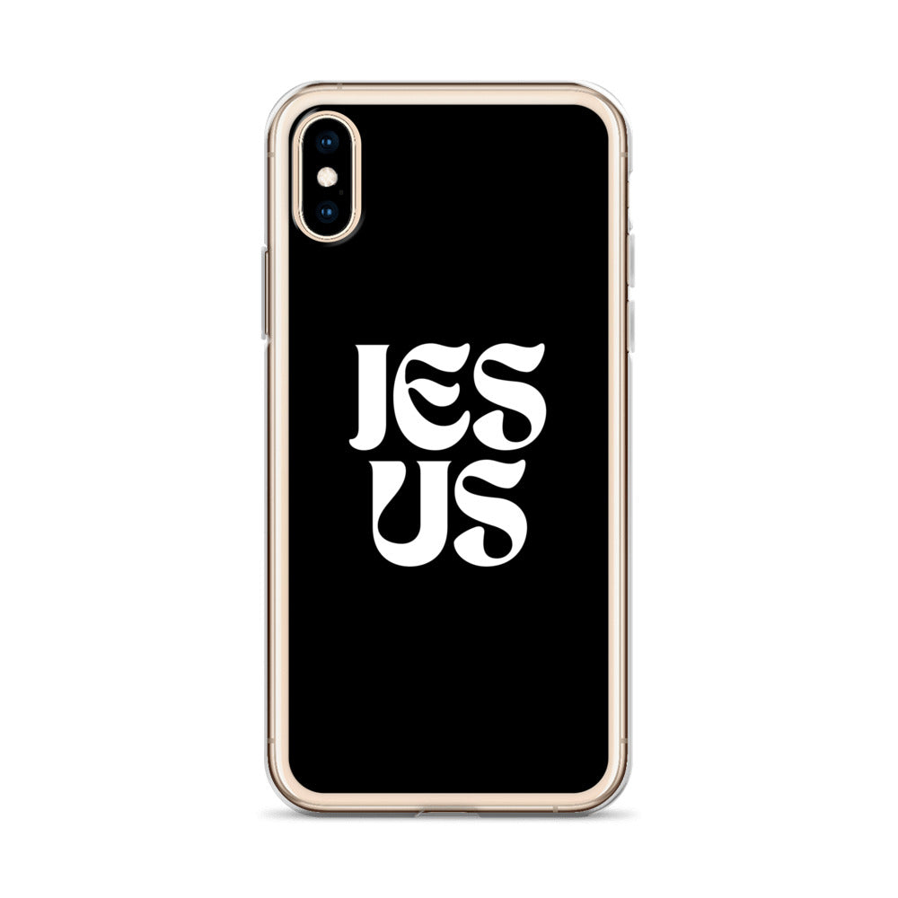JESUS (black) - Clear Case for iPhone®
