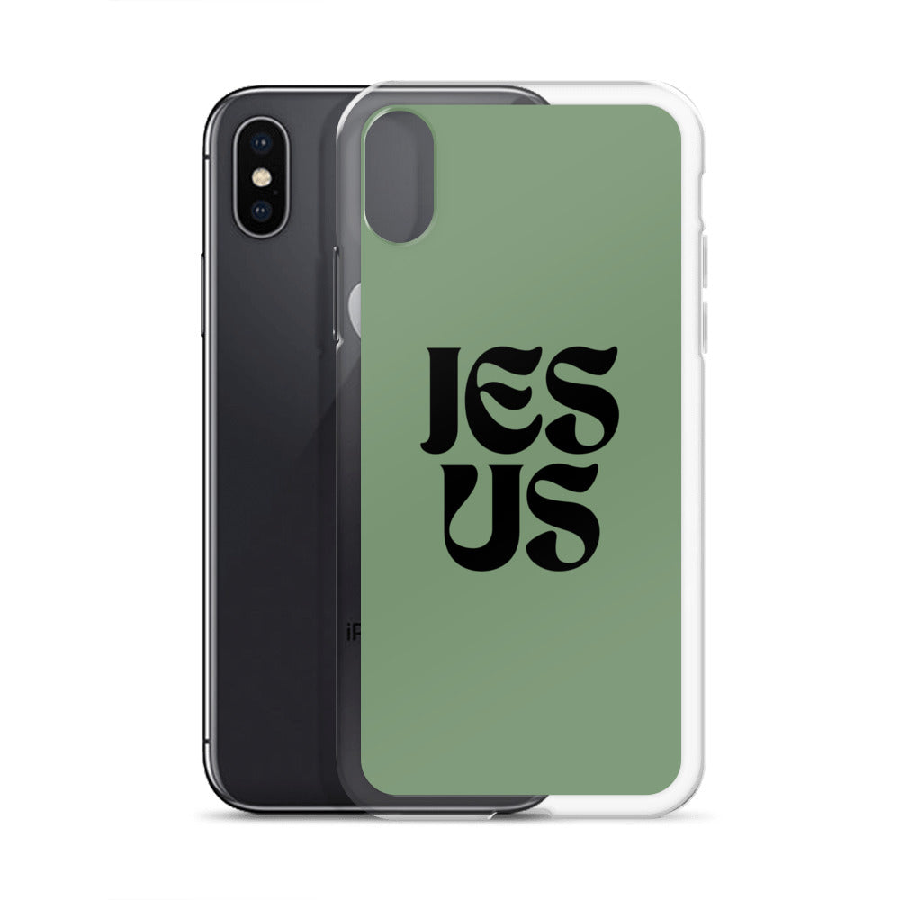 JESUS (green) - Clear Case for iPhone®