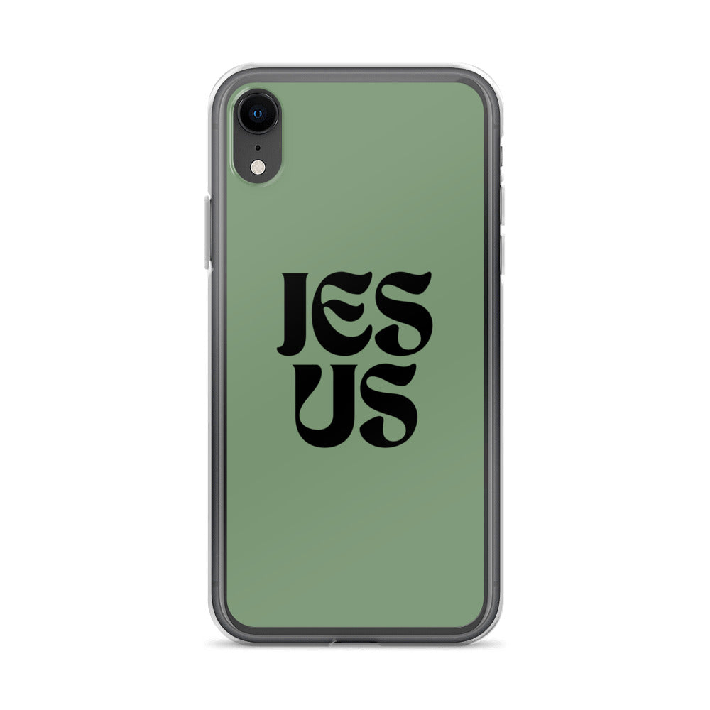 JESUS (green) - Clear Case for iPhone®