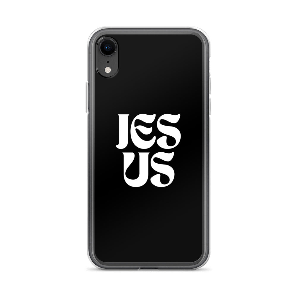 JESUS (black) - Clear Case for iPhone®