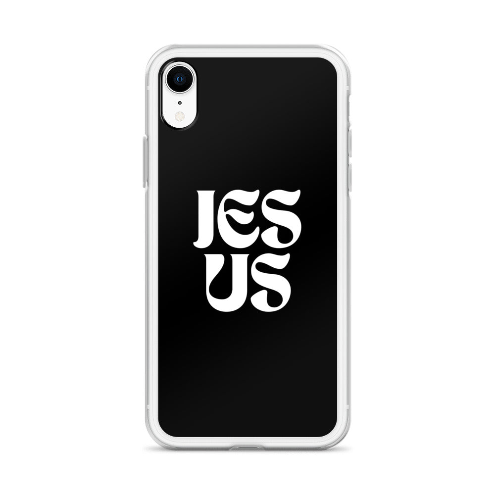 JESUS (black) - Clear Case for iPhone®