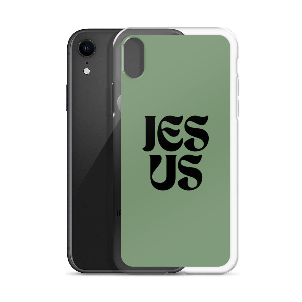 JESUS (green) - Clear Case for iPhone®