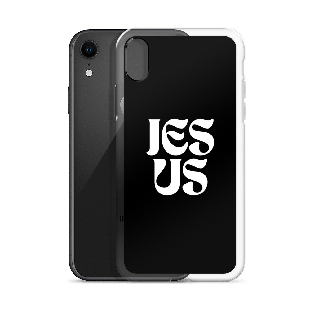 JESUS (black) - Clear Case for iPhone®