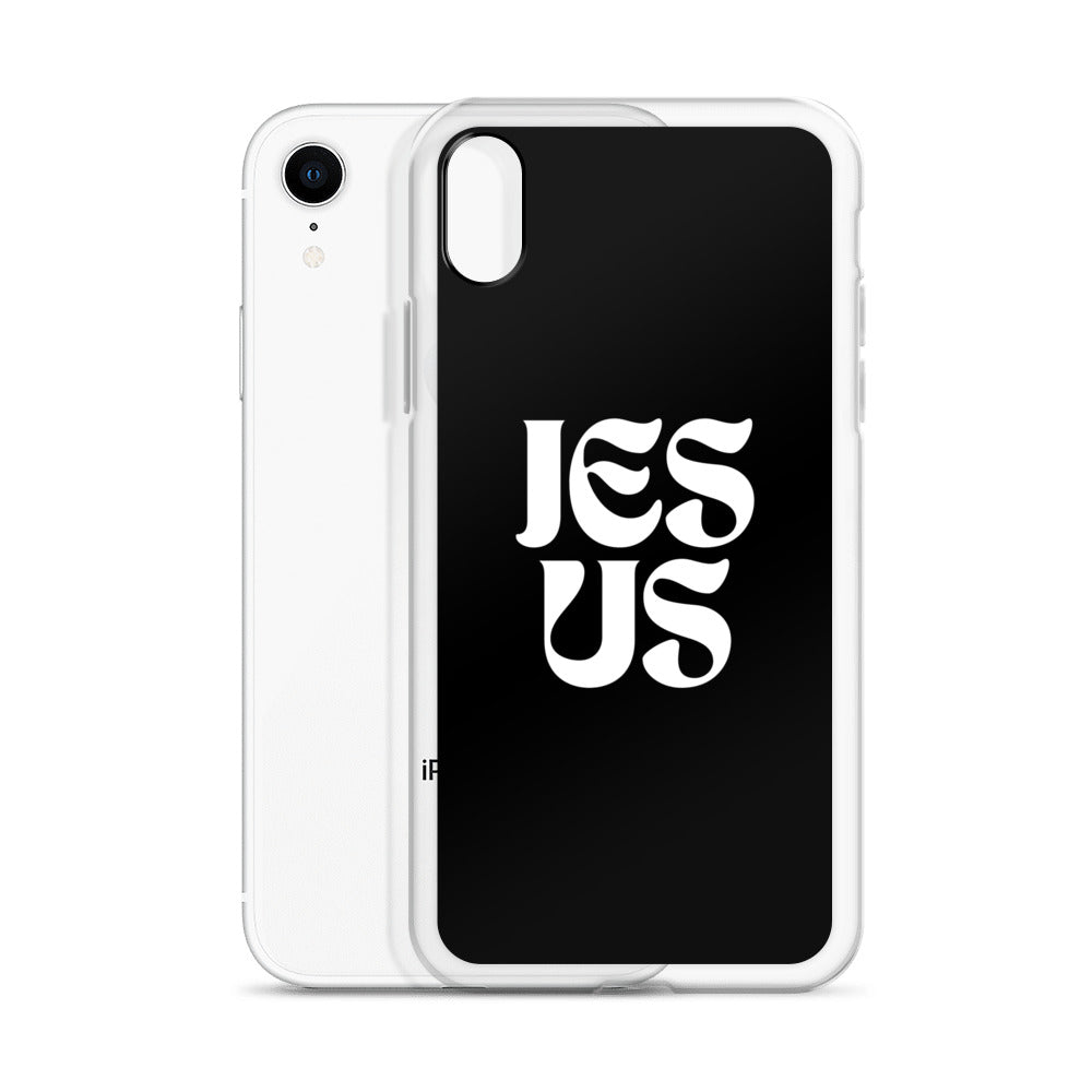 JESUS (black) - Clear Case for iPhone®