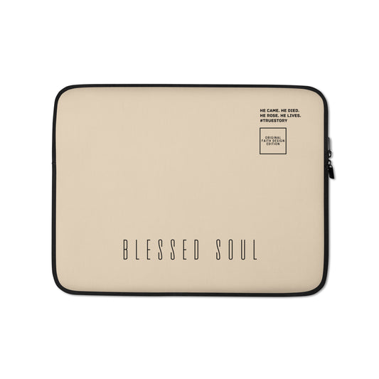 Blessed soul - Laptop Sleeve (neutral; 2 sizes)