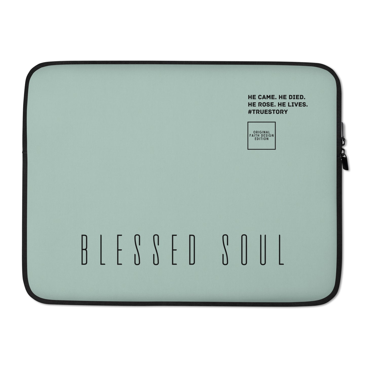 Blessed soul - Laptop sleeve (mint; 2 sizes)