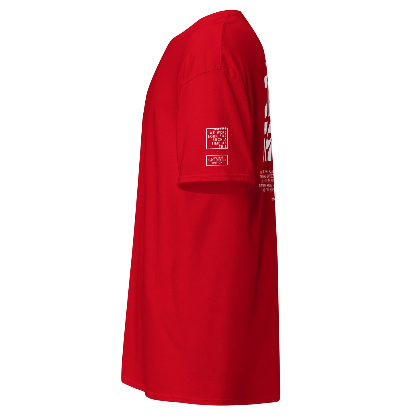 Baptism "Jesus saves" - Classic tee (7 colours; back print)