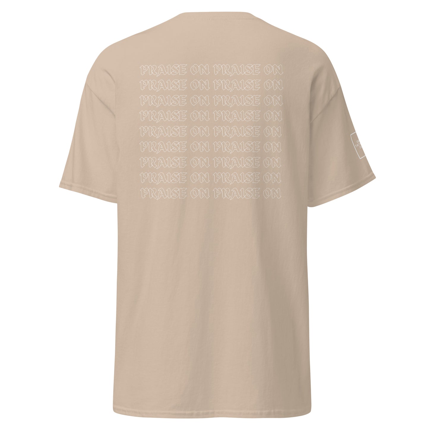Praise on - Classic tee (7 colours; back print)