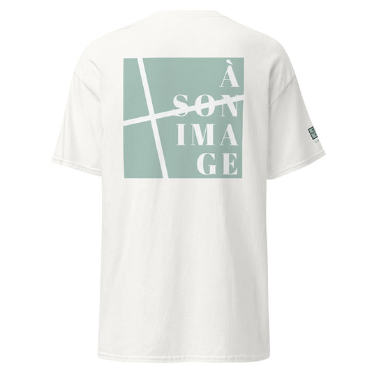A son image - Classic tee (white; back print)