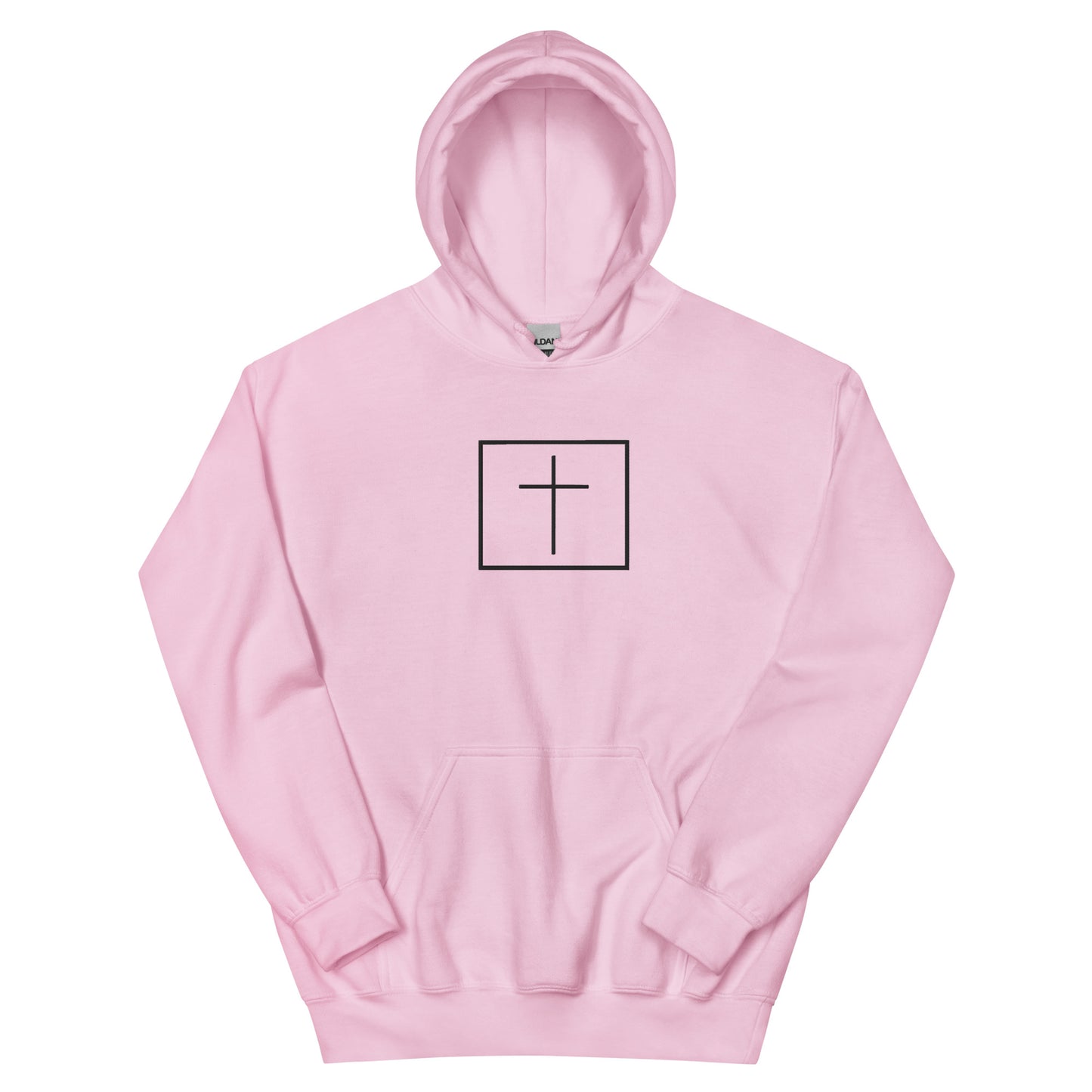 Black cross - Cozy hoodie (7 colours)