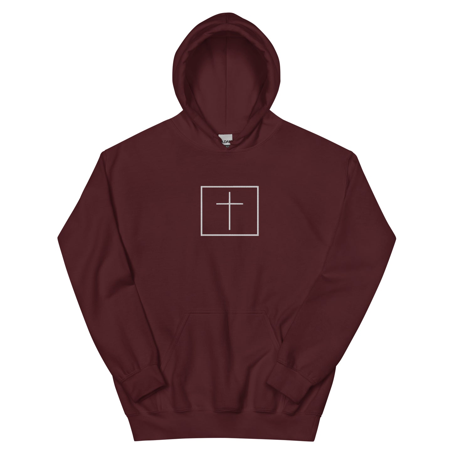 White cross - Cozy hoodie (5 colours)