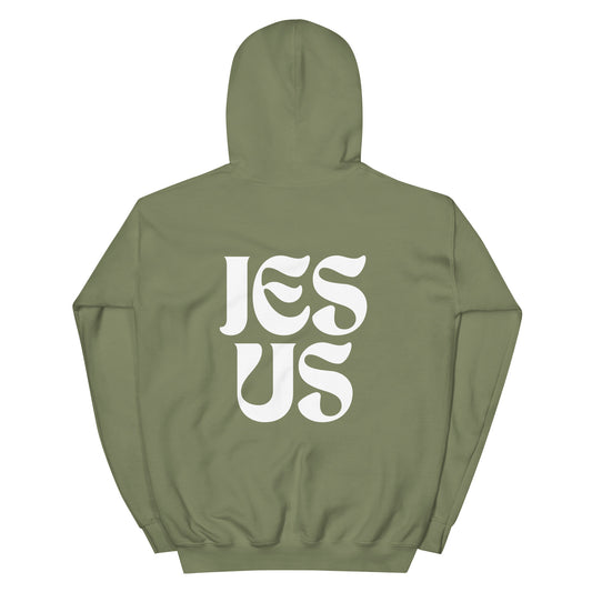 JESUS - RelaxFit Comfort Hoodie (10 colours; back print)
