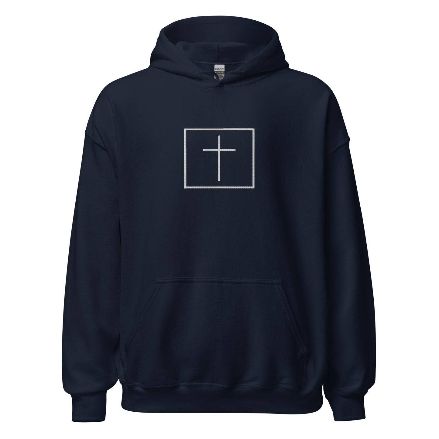 White cross - Cozy hoodie (5 colours)