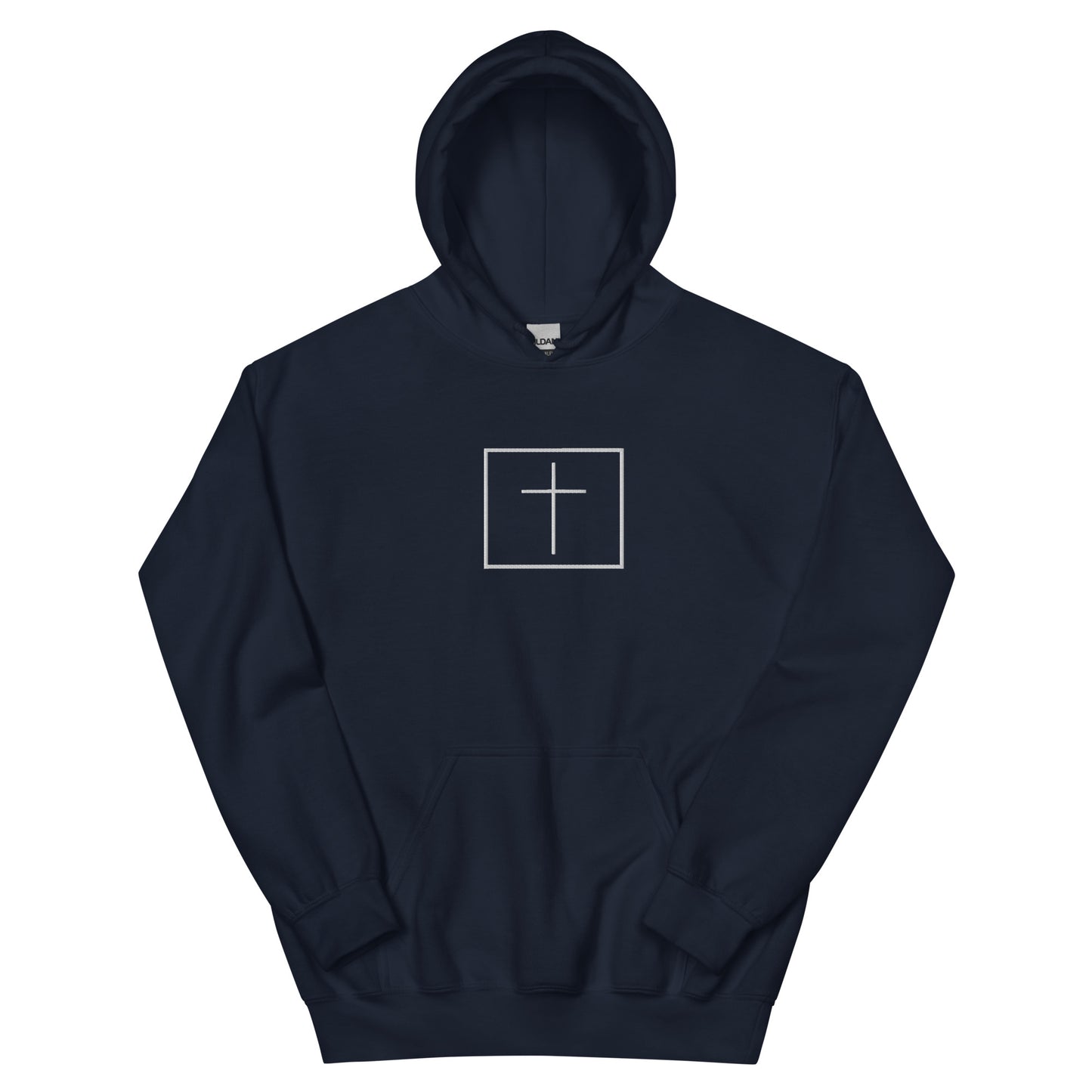 White cross - Cozy hoodie (5 colours)