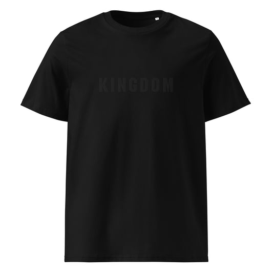 KINGDOM - Unisex organic cotton tee (black)