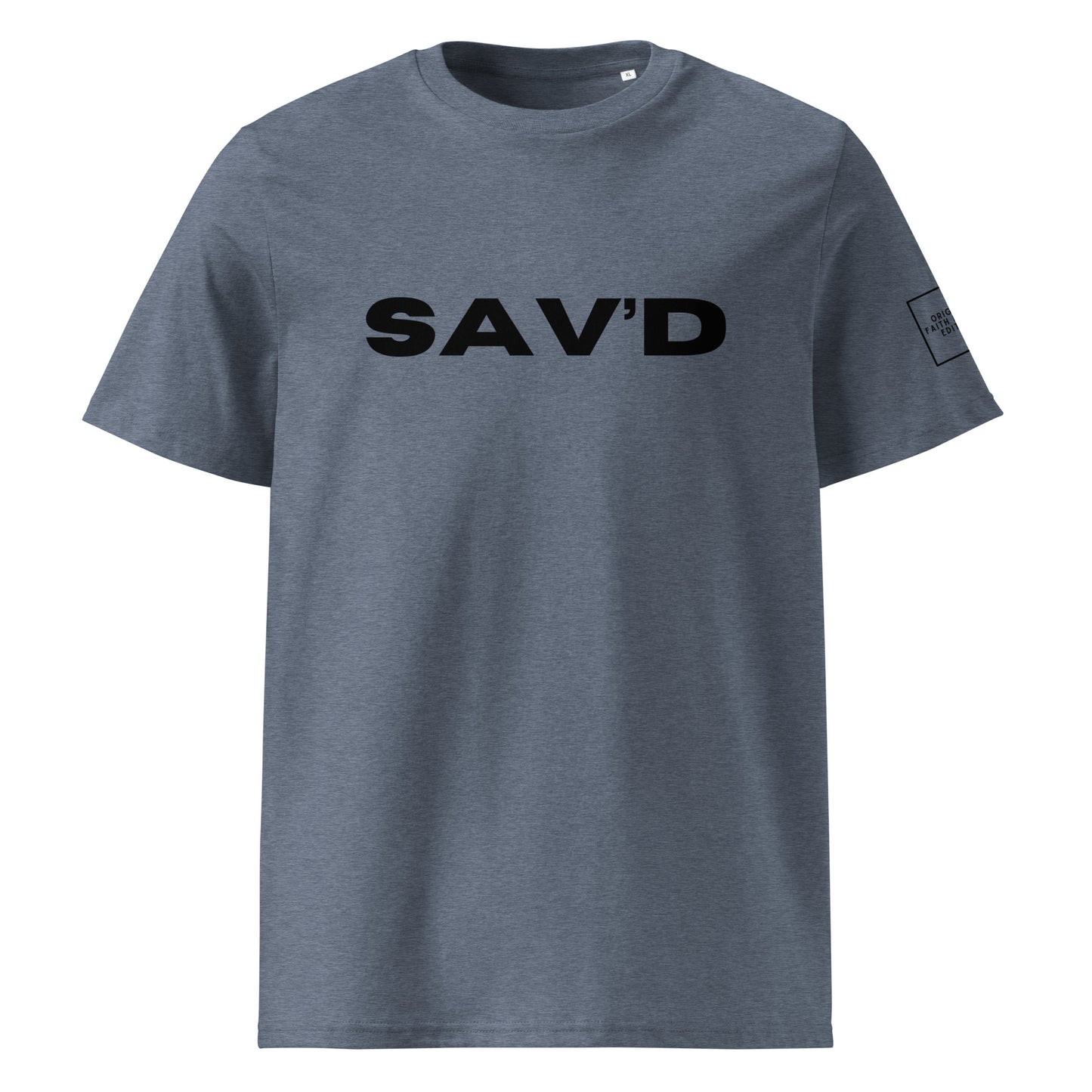 SAV'D - Unisex organic cotton tee (5 colours)