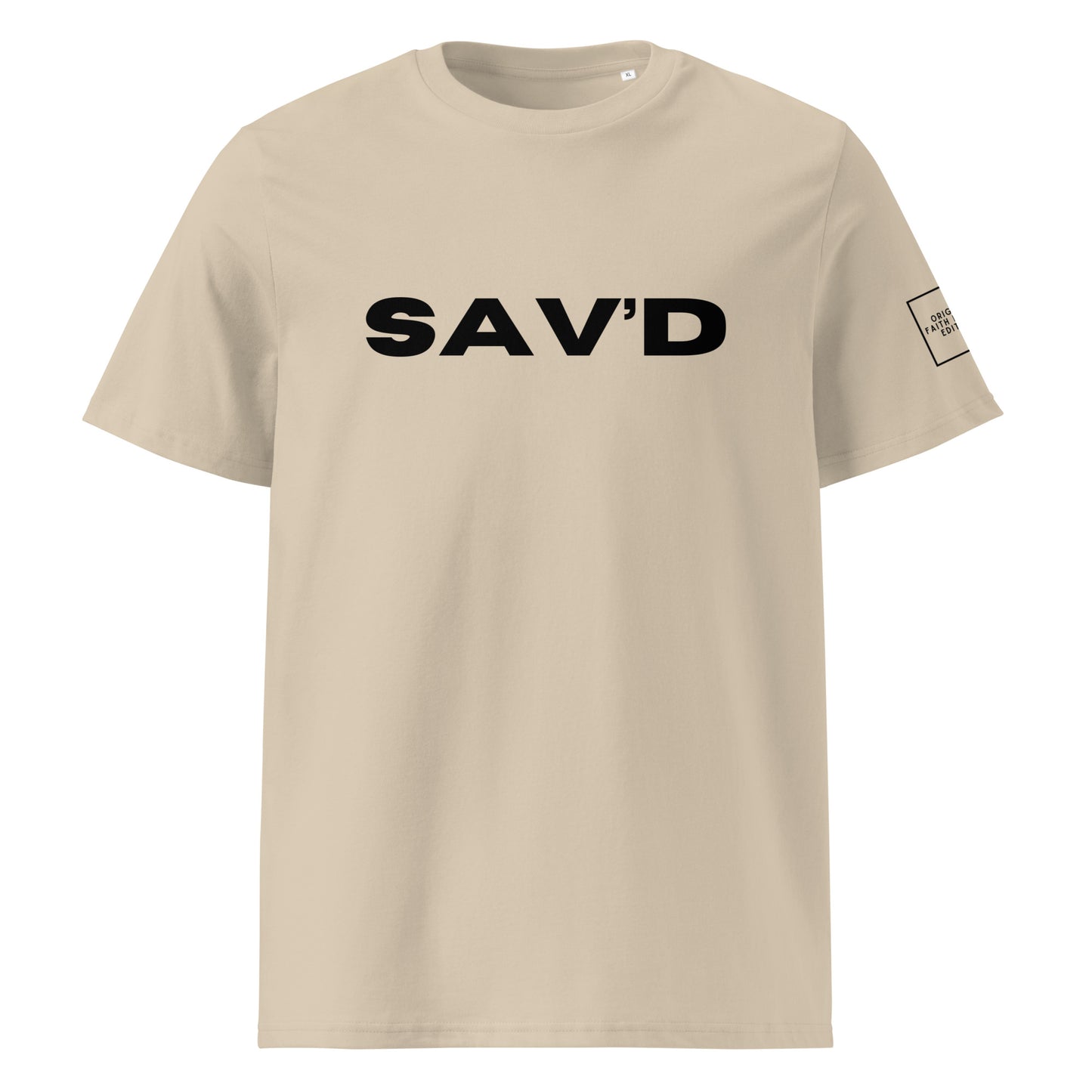 SAV'D - Unisex organic cotton tee (5 colours)