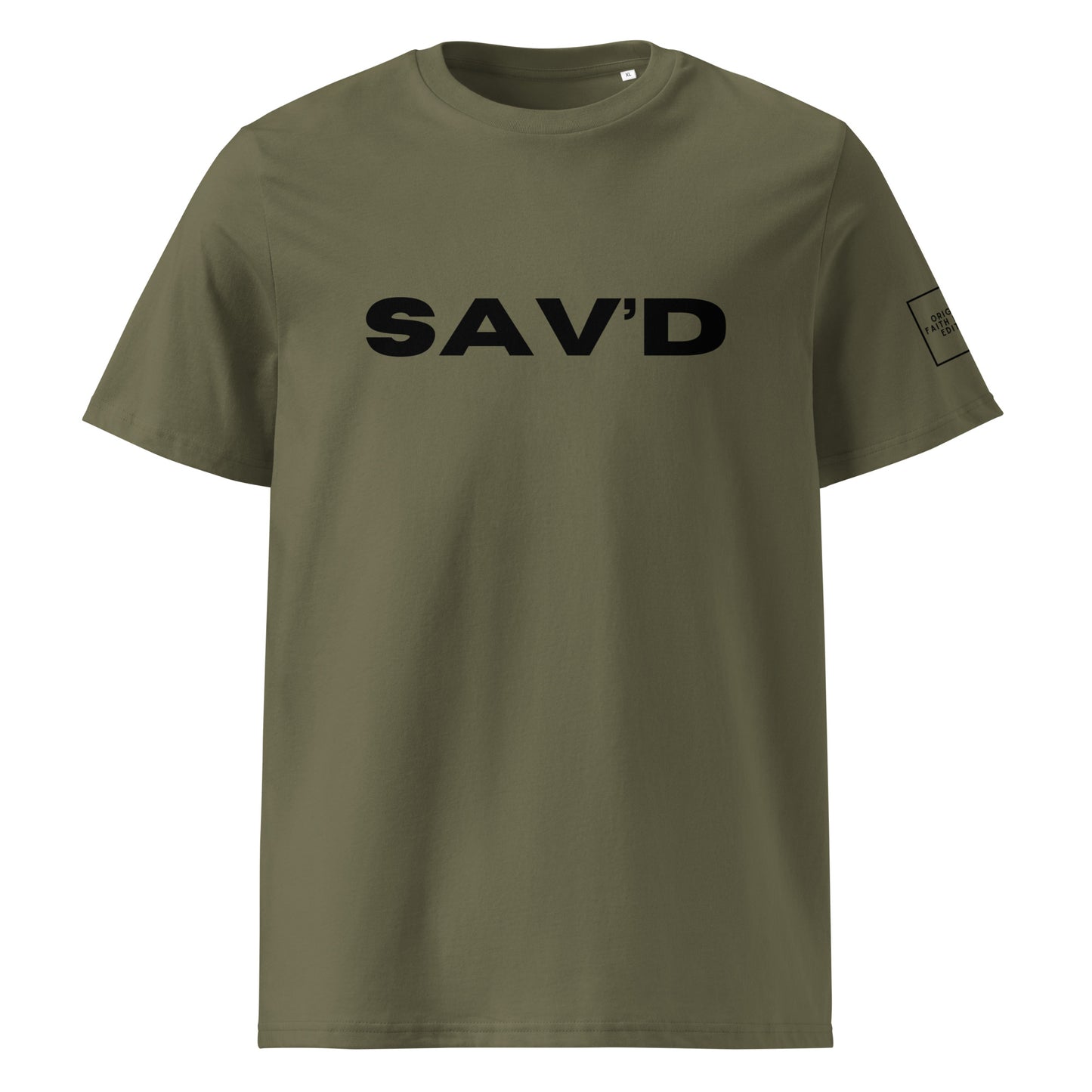 SAV'D - Unisex organic cotton tee (5 colours)