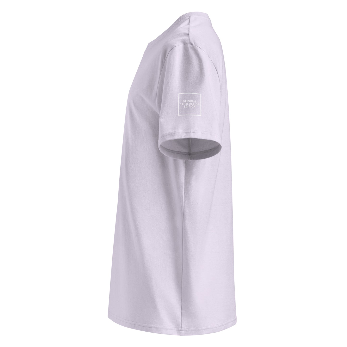 White cross - Unisex organic cotton tee (7 colours)