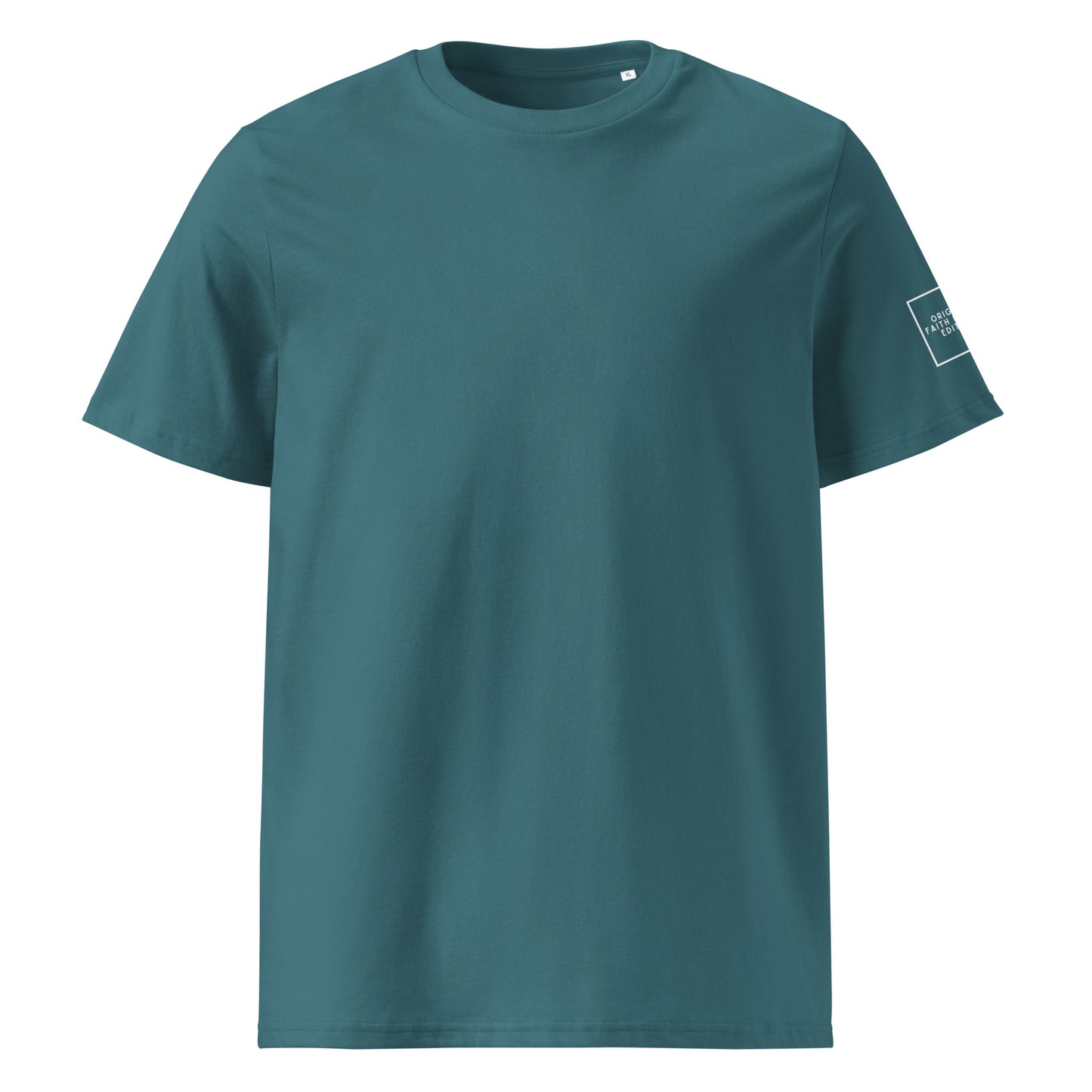 White cross - Unisex organic cotton tee (7 colours)