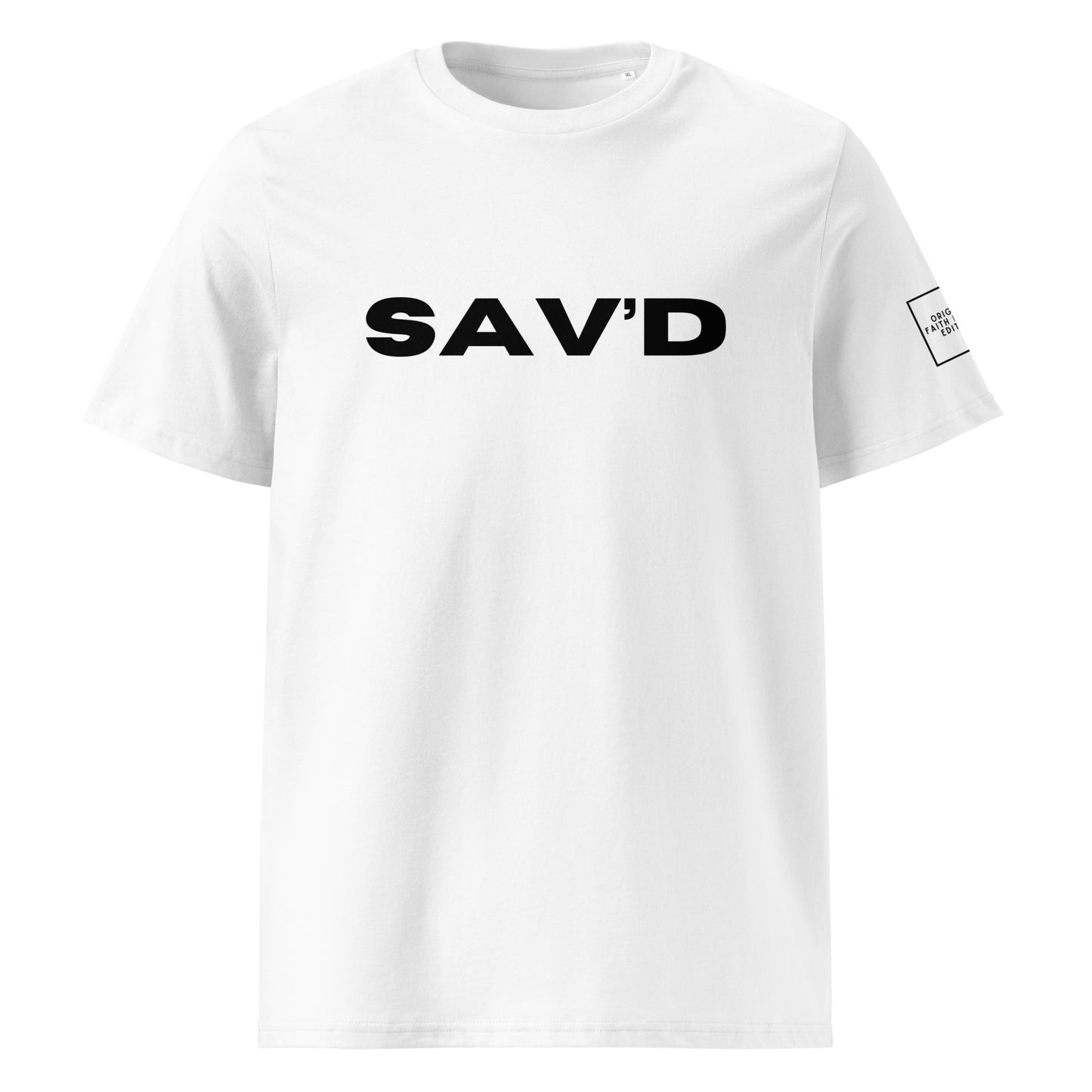 SAV'D - Unisex organic cotton tee (5 colours)
