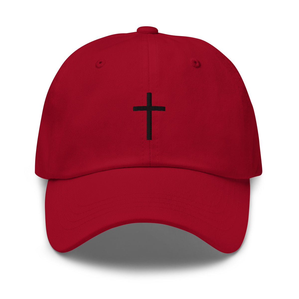 Black cross - Dad hat (7 colours)