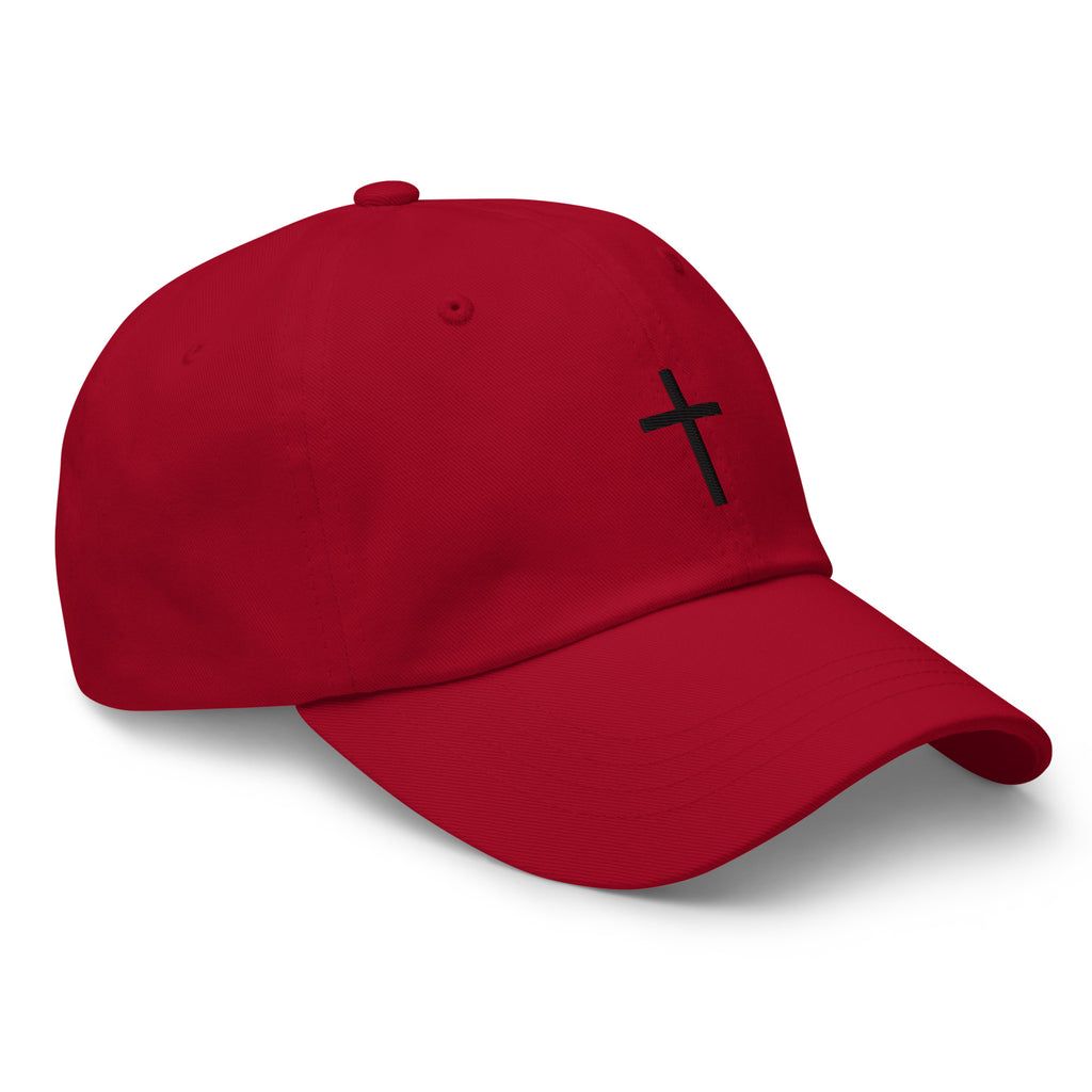 Black cross - Dad hat (7 colours)