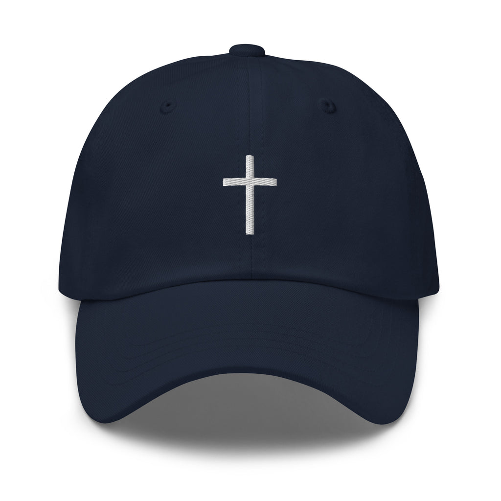 White cross - Dad hat (6 colours)