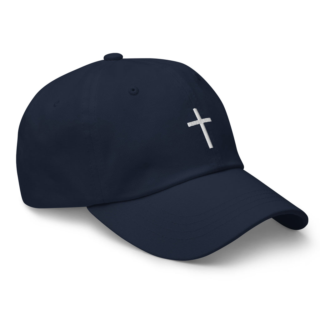 White cross - Dad hat (6 colours)