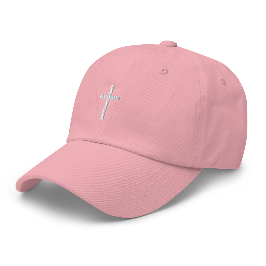 White cross - Dad hat (6 colours)