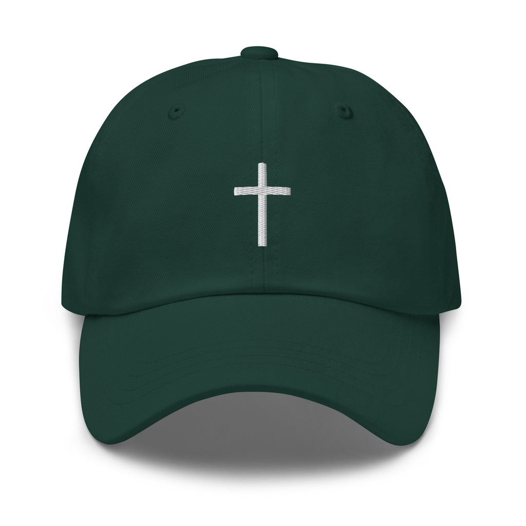 White cross - Dad hat (6 colours)