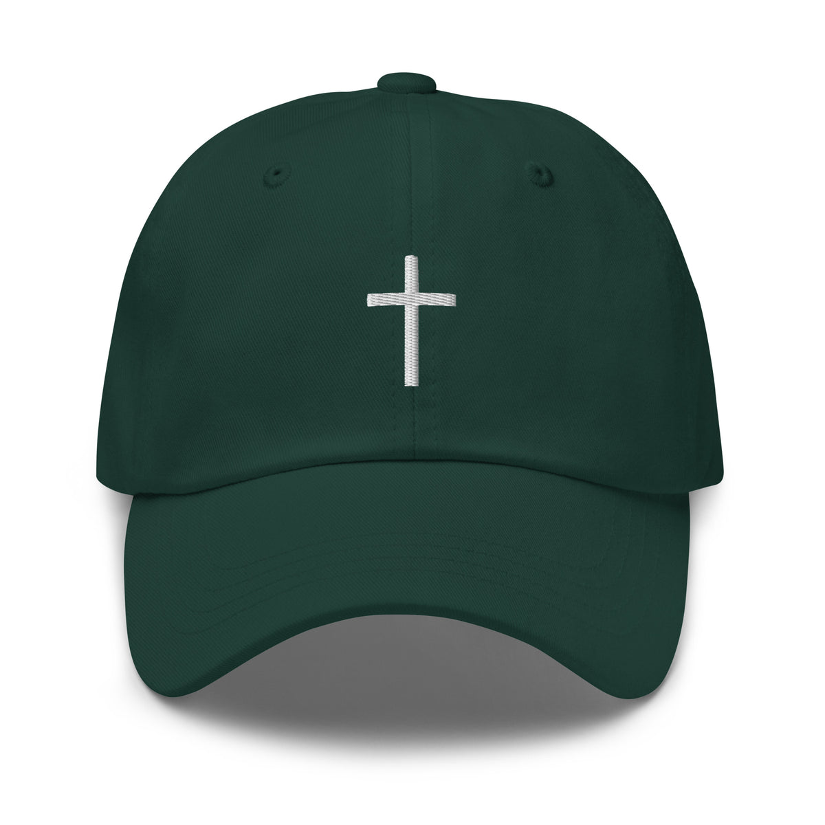 White cross - Dad hat (6 colours)