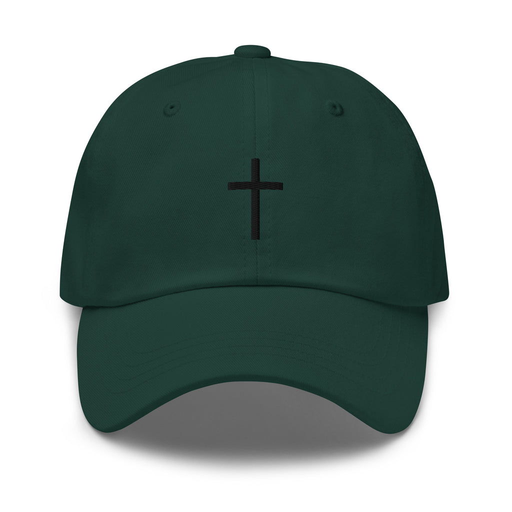 Black cross - Dad hat (7 colours)