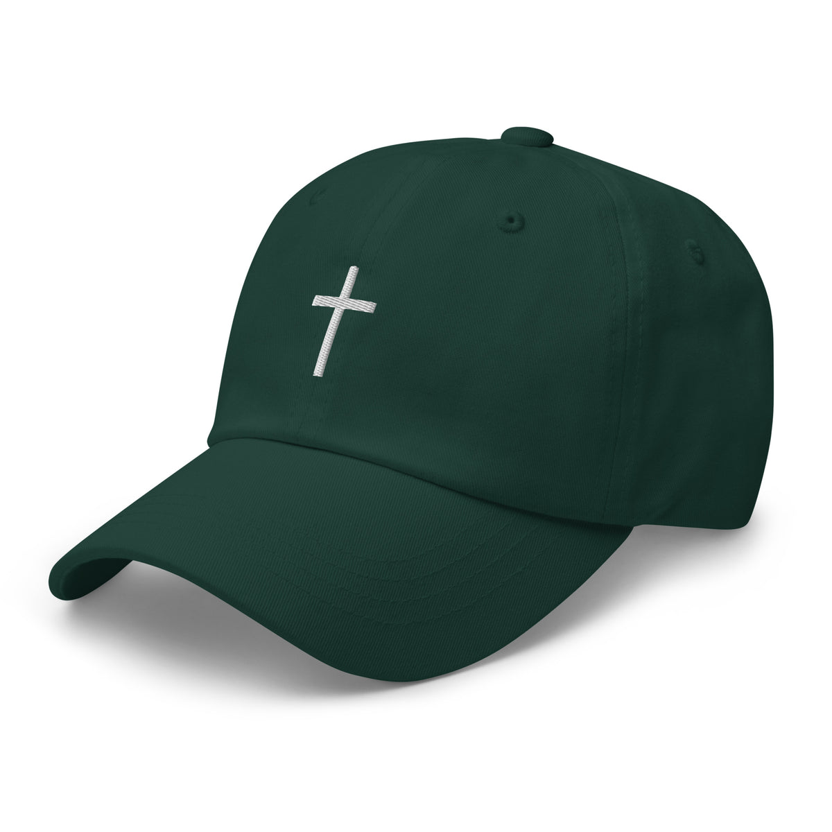 White cross - Dad hat (6 colours)