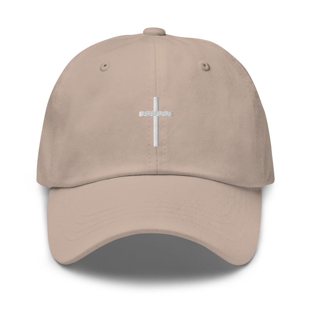 White cross - Dad hat (6 colours)