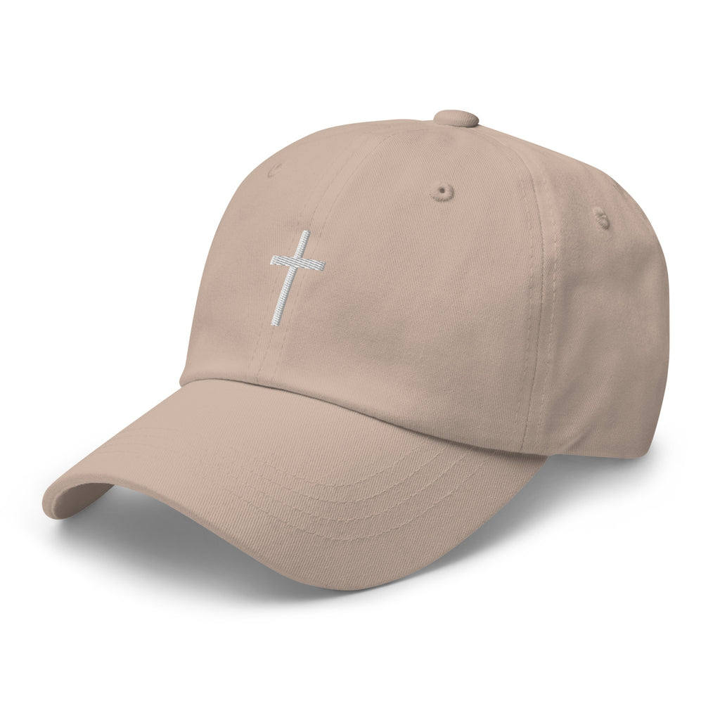 White cross - Dad hat (6 colours)