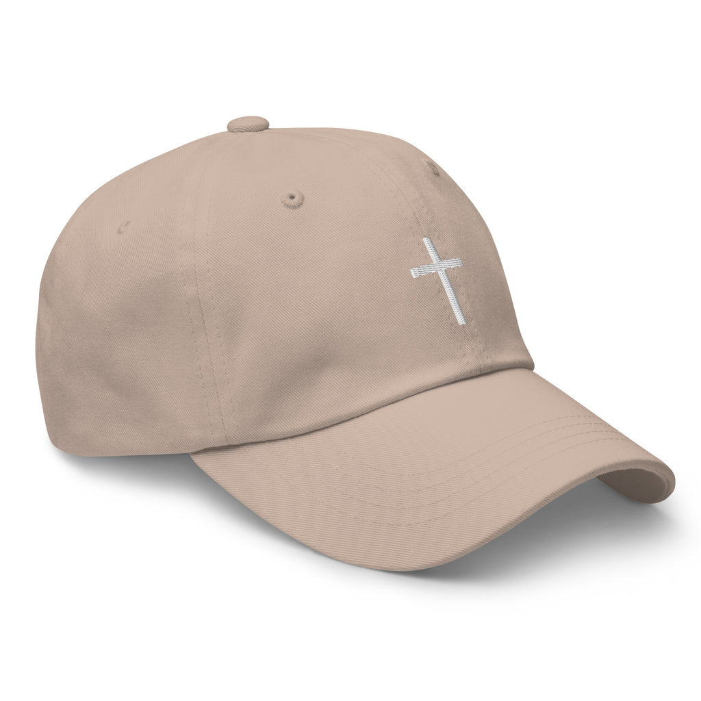 White cross - Dad hat (6 colours)