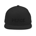 PEACE - Snapback Hat (black)