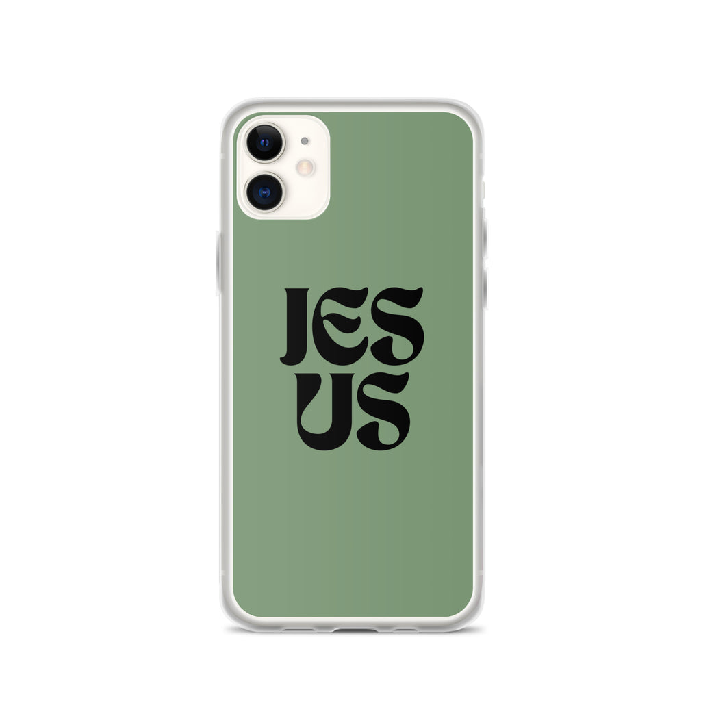 JESUS (green) - Clear Case for iPhone®