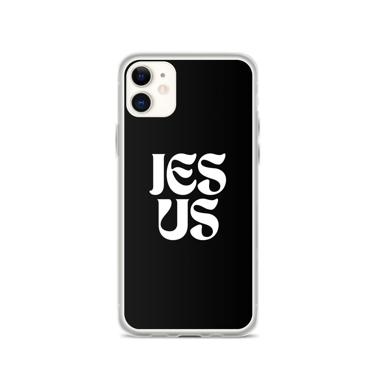 JESUS (black) - Clear Case for iPhone®