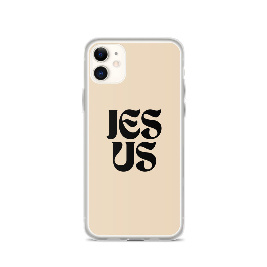 JESUS (beige) - Clear Case for iPhone®