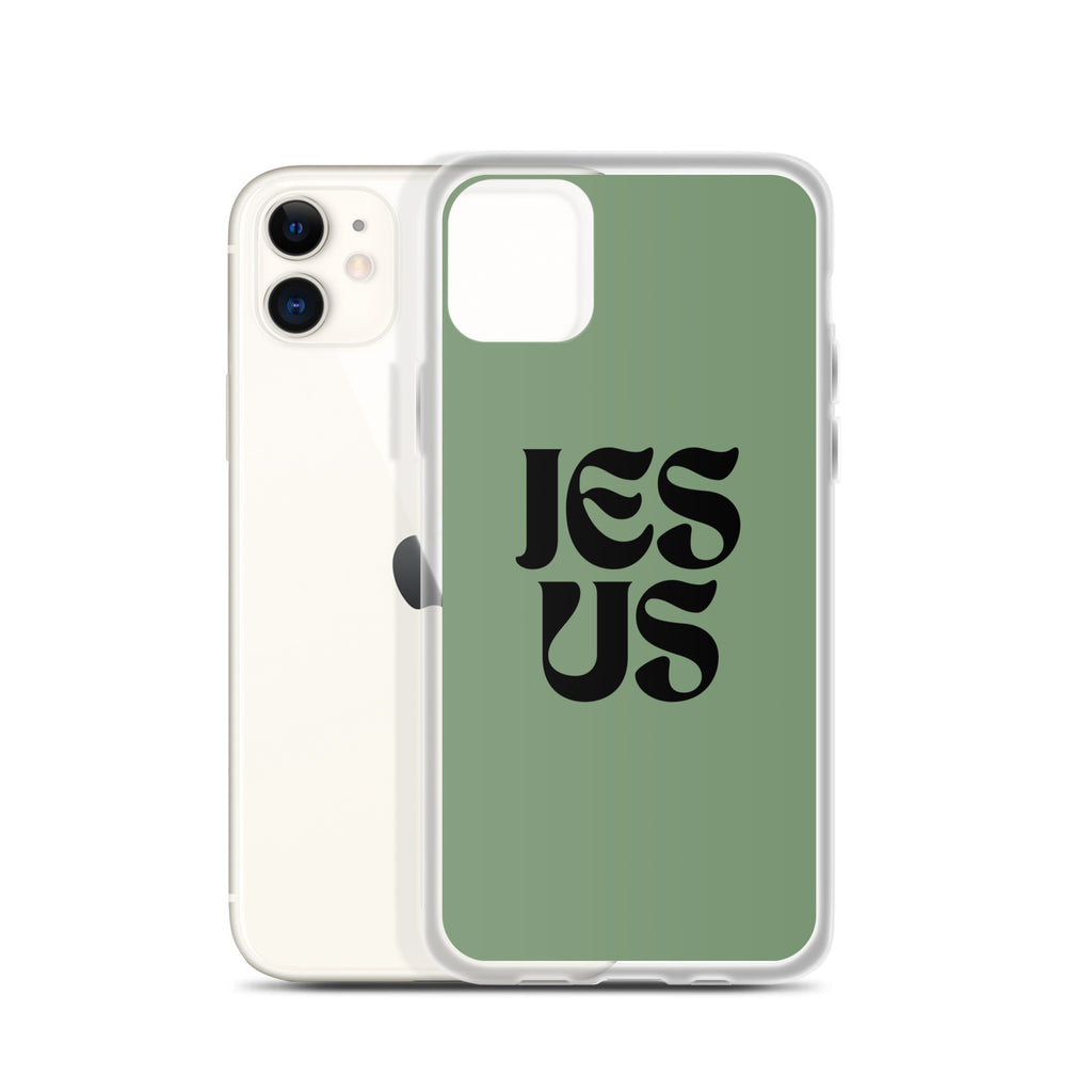 JESUS (green) - Clear Case for iPhone®