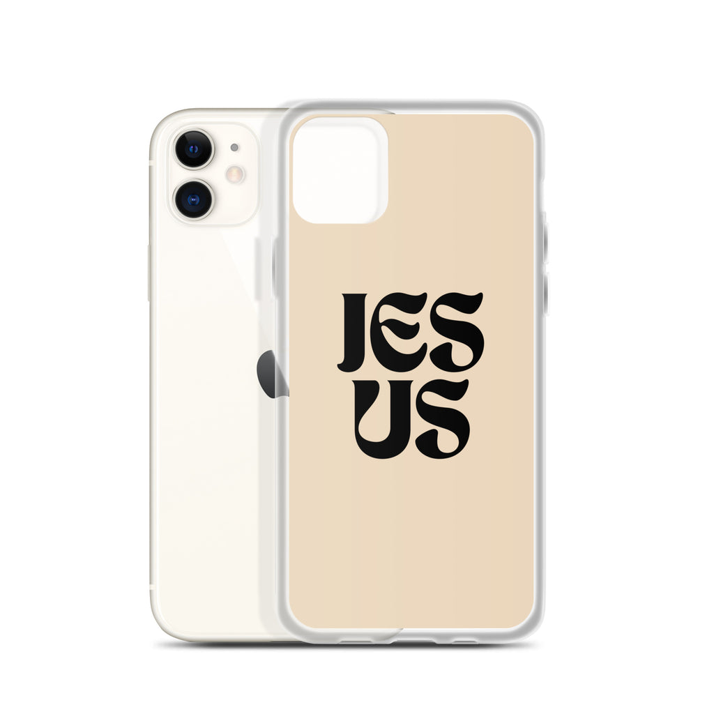 JESUS (beige) - Clear Case for iPhone®