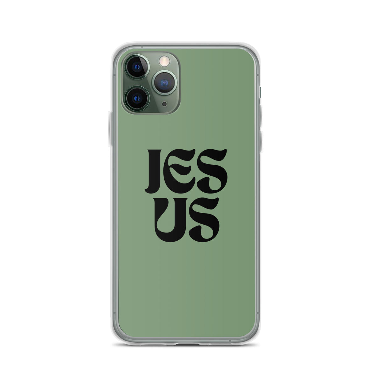JESUS (green) - Clear Case for iPhone®
