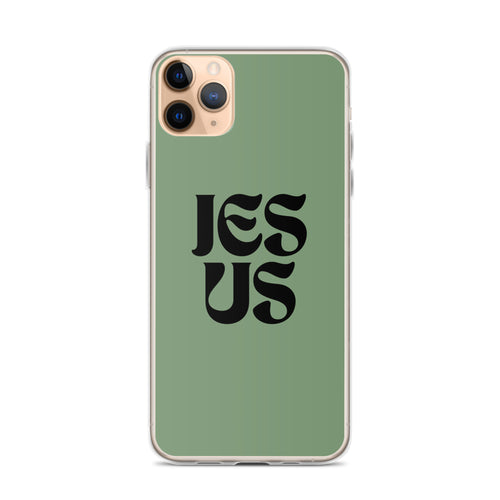 JESUS (green) - Clear Case for iPhone®