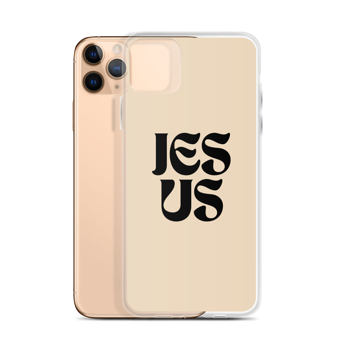 JESUS (beige) - Clear Case for iPhone®