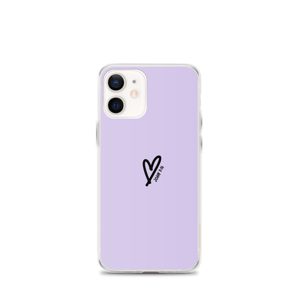 John 3:16 (lilac) - Clear Case for iPhone®